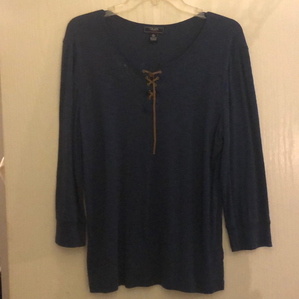 Navy 3/4 sleeve shirt